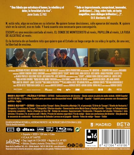 Escape (2024) (Blu-ray + Blu-ray Extras) [Blu-ray]