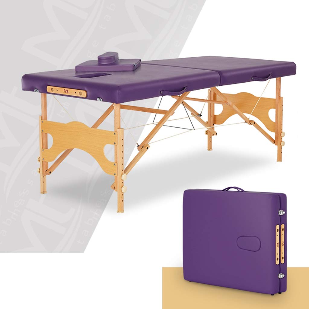 Tavoli per saloni e Spa Lettino da Bellezza Portatile Pieghevole e Leggero Lettino da Massaggio per la casa con braccioli per Terapia Reiki
