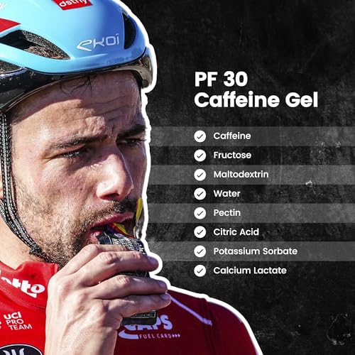 Image of Precision Fuel PF30 Caffeine Energy Gel - Mild Flavour Running Gels for Endurance Athletes, 30g Carbohydrate, Easy-to-Digest, Perfect for Running & Long-Duration Sports (Pack of 15)