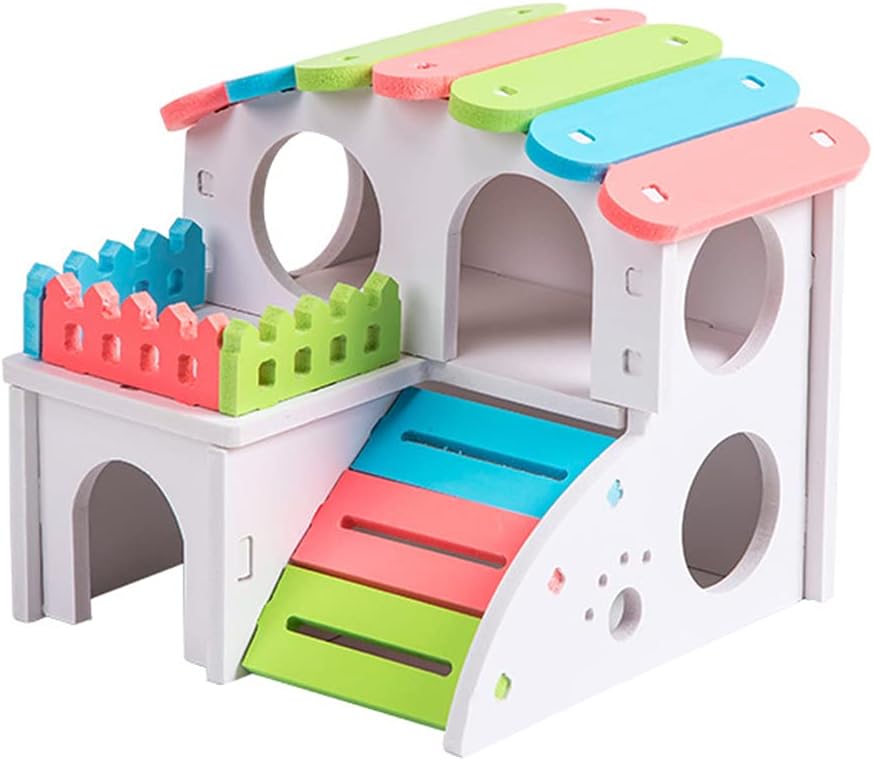 Hamster House Water-Proof Villa Washable Small Pets Climbing Toy for Dwarf Hamster Cage Accessories Play