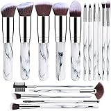 Makeup Brushes Makeup Brush Set, BESTOPE PRO Makeup Brushes Kit, 16Pcs Professional Makeup Brush Set for Eye and Face, Foundation Powder Concealers Blush Eyeshadow Brush Make UP Brushes Kit Marble