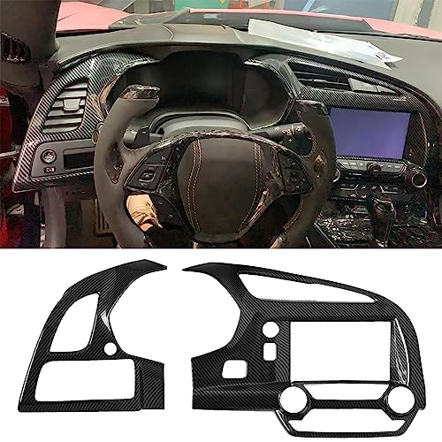 KoLeddy for C7 Corvette Carbon Fiber Central Control Air Outlet