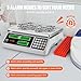 VEVOR Industrial Counting Scale, 15 kg x 0.5 g, Digital Scale for Parts and Coins, g/kg/lb Units, Electronic Gram Scale Inventory Counting Scale Kitchen Jewelry Scale with RS232 Port and 3 LCD Screens