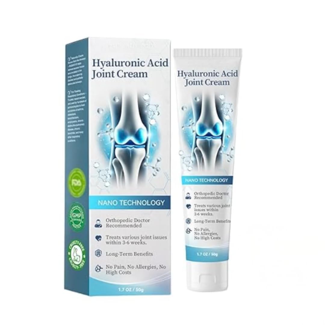 Hyaluronic Acid Joint Repair Cream | Joint Relief Cream | Helps Relieve Joint Discomfort & Supports Mobility | For Knees, Back, Shoulder & Body Joints (1)-image-0