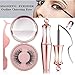 Produktbild Magnetische Wimpern, magnetische Wimpern mit Eyeliner, wiederverwendbares 3D-Kit für falsche Wimpern, Wimpern ohne Klebstoff mit Pinzette für Frauen, natürlicher Look (magnetische Wimpern + Eyeliner)