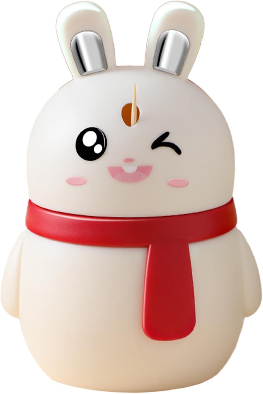 Cute Toothpick Dispenser, Convenient Portable, Plastic, Funny, Decorative Toothpick Container, Portable Plastic Container for Kitchen Restaurant Party Car (MIRIAM SONGjZ2p92-12)
