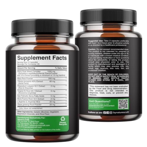 Natures Craft Horny Goat Weed 9-in-1 Formula