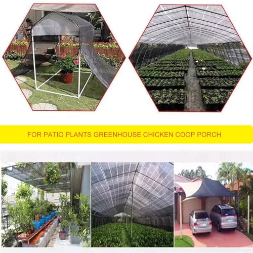 Filet d'ombrage protection solaire pour serre jardin fleurs 3x7m