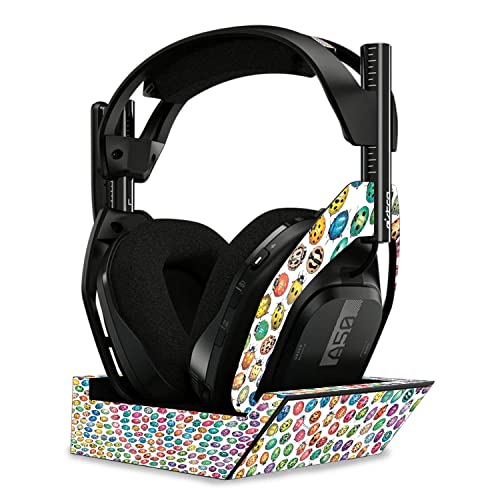 Image of MightySkins Glossy Glitter Skin Compatible with Astro A50 Wireless Headphones + Base Station (Gen 4) - Color Bugs | Protective, Durable High-Gloss Glitter Finish | Easy to Apply | Made in The USA