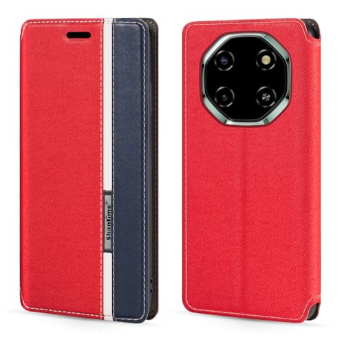 Shantime �N���V�b�N�X�g���C�v���U�[���P�[�X Blackview Shark 6 5G �Ƃ̌݊������� �B���}�O�l�b�g �J�[�h���[ �R���g���X�g�z�F�f�U�C��(���b�h)