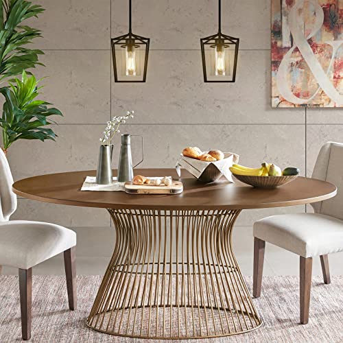Image of Black Pendant Lights Kitchen Island, 1-Light Farmhouse Kitchen Pendant Lighting Over Island, Metal Cage Island Hanging Lights for Kitchen, Dining Room, Entryway, Hallway, Foyer