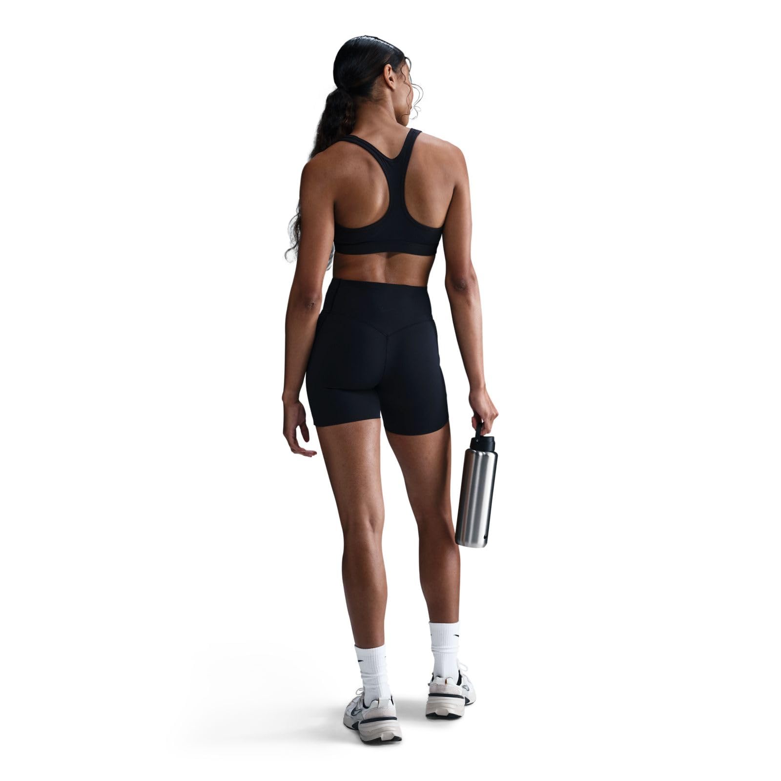 Nike Universa Bike Shorts mit Taschen, mittlerem Halt und hohem Bund für Damen (ca. 12,7 cm), HQ6832