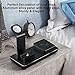 Charging Station for iPhone Apple Watch 5/4/3/2 & AirPods Pro/2, Fast Wireless Charger for iPhone 11/11 Pro Max/XR/XS Max/Xs/X/8 and QI Devices (2020 Upgraded)