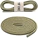 YFINE Waxed Round Shoe Laces: 2 Pairs 47 Inch Army Green Wax Oxford Shoelaces for Dress Shoes Boots