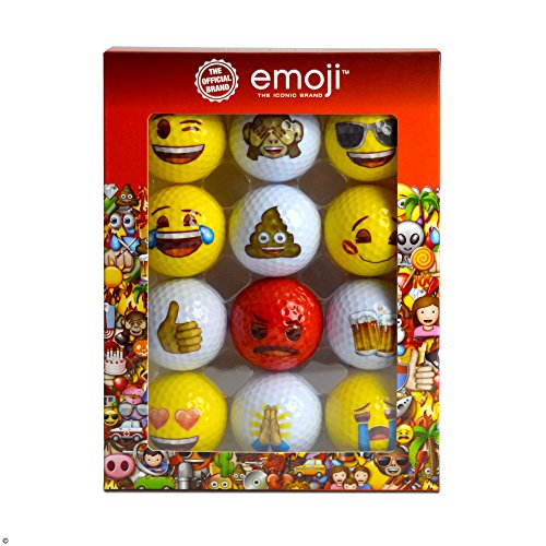 Emoji-Golfbälle, 12 Stück