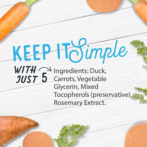 Farmland Traditions Filler Free Dogs Love Duck & Carrot Premium Jerky Treats, 5 Oz. #TOP4