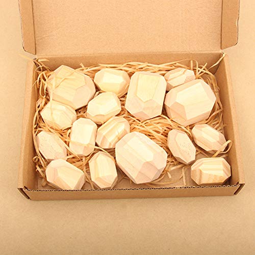 image for ZHIMO Wooden Building Blocks Set Lightweight Natural Balancing Wood St