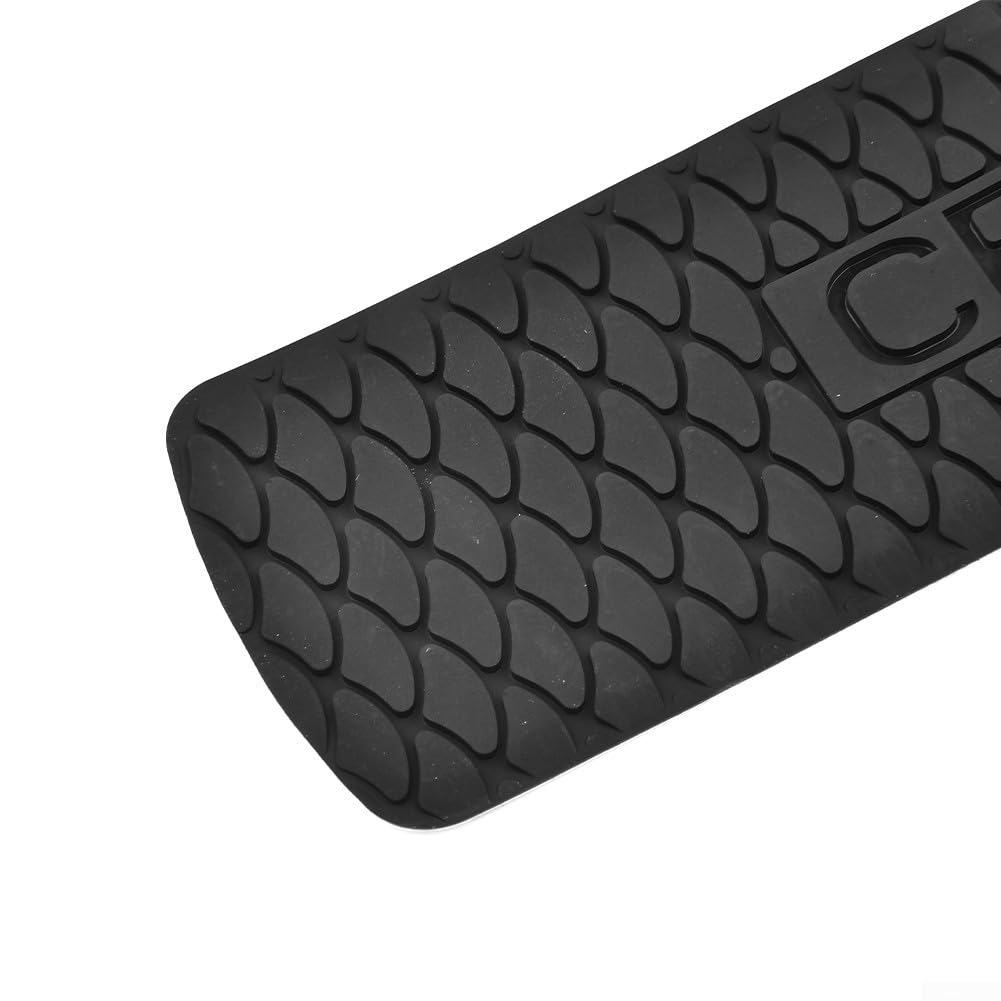 Solaughguy Silica Gel Downtube Protector for Bike Frame, Frame Protection Sticker, Black Down Tube Guard Against Stone Chips and Scratches,