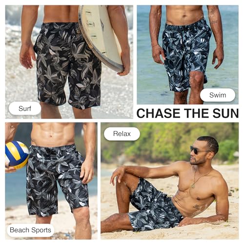 Image of Kanu Surf Men's Wade Mens Swim Trunks Quick-Dry Swim Shorts Men, 5.5 - 9 Inch Inseam (Regular & Extended Sizes)