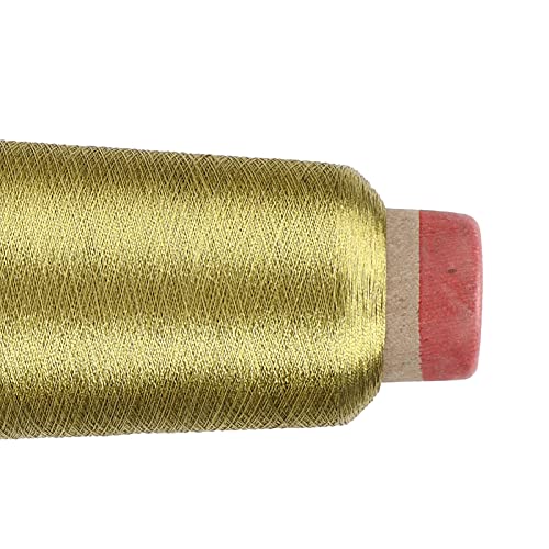 Hilo de coser Pssopp de poliéster para máquina y mano con 1 bobina en color dorado miniatura 3