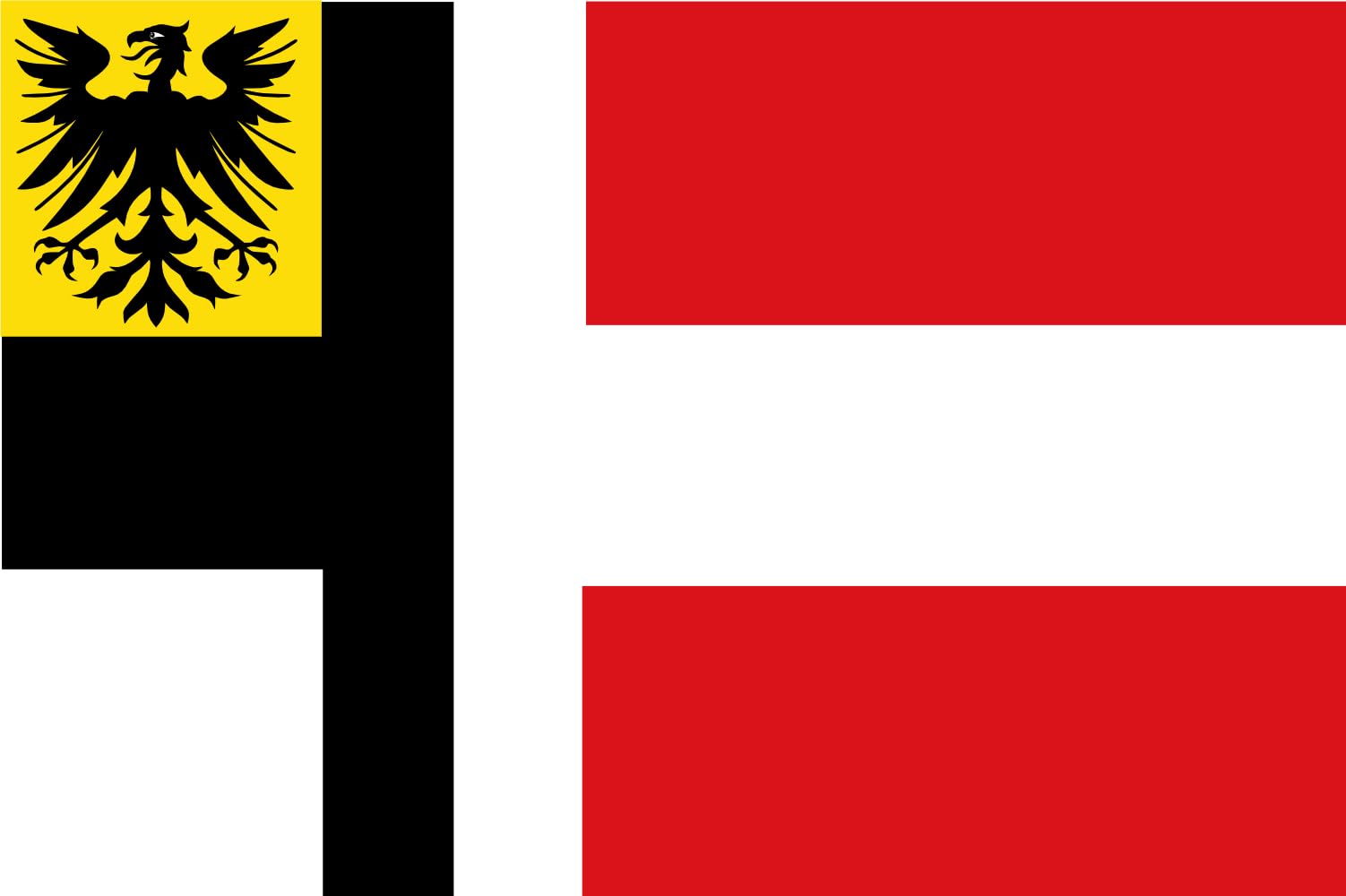 Drapeau Gemert-Bakel grand format tissu vlag gemeente pour mât extérieur