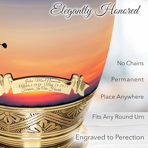 Image of Golf Cremation Urns for Human Ashes Adult Male Decorative Urns for Ashes