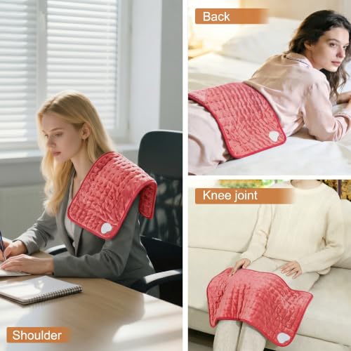 Image of Electric Heating pad for Back Neck Shoulder Knee Arms Legs