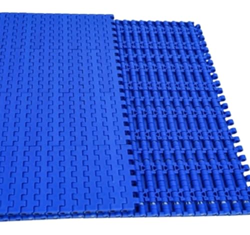 Cinta transportadora de malla modular plana para procesamiento higiénico de alimentos 2
