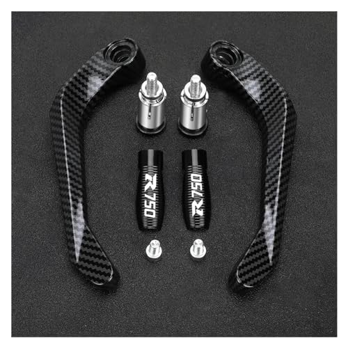 Protections leviers de frein embrayage GSX-R 750, protège-mains aluminium 22mm