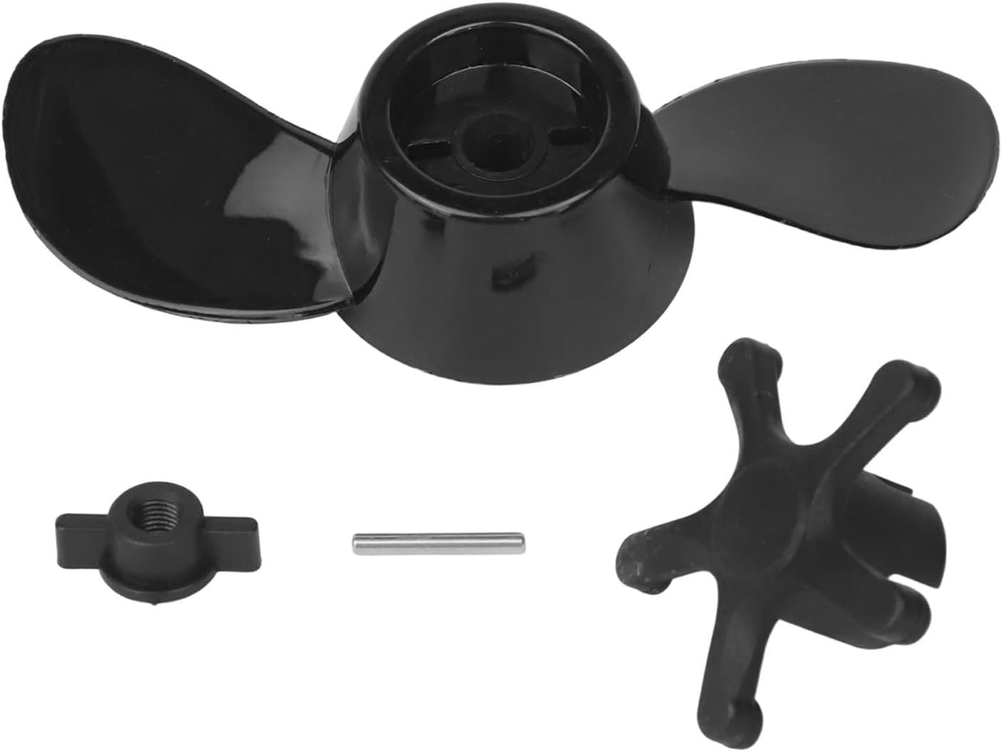 Marine Boat Outboard Engine Propellers Electric Trolling Motor Propellers For SUNELEXE For Savylor For AQUA Marina Watersnake For 18Lb 26Lb 30Lb 40Lb 48Lb Motors Black Two/-Blade(18lb)