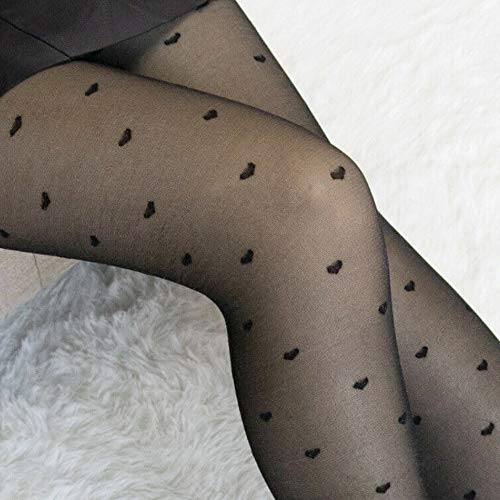 Wixine 2Pcs Women Sexy Black Polka Dot Pantyhose Long Tights Stockings Hosiery Socks2