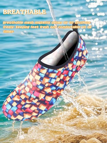 Water Shoes for Men's and Women's Aqua Socks Quick-Dry Beach Pool Swim Surf Yoga Socks4