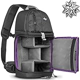 Camera Sling Bag for DSLR & Mirrorless by Altura Photo, Small Camera Backpack Compatible w/ Sony, Nikon, Canon Camera Bag - Photography Backpack, Sling Camera Bag, Small Camera Bag for Travel