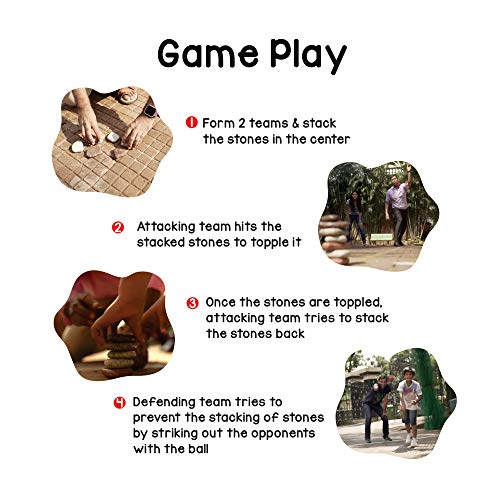 Image of Toiing Stacktoi Return Gift Combo - Pack of 6 (Lagori Pitthu Satodiyu) Outdoor Traditional Games for Kids and Families