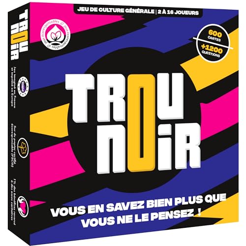 Trou Noir - Jeu de Societe - Jeu d'ambiance et de Stratégie - Quiz Culture Générale Entre Amis ou en Famille - Jeu de Société Adulte - 2 à 16 Joueurs -...