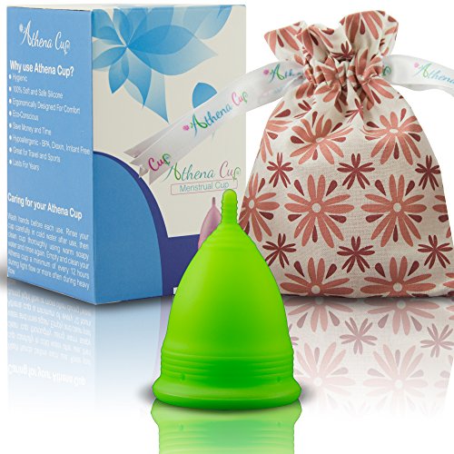 Athena Softer Flexible Menstrual Cup – 12 Hour Leak Free Protection, 15 Year Reusable Period Cup for Beginning Teens to Experienced Users. Comfortable, Environmentally Friendly Female Hygiene Athena Softer Flexible Menstrual Cup – 12 Hour Leak Free Protection, 15 Year Reusable Period Cup for Beginning Teens to Experienced Users. Comfortable, Environmentally Friendly Female Hygiene