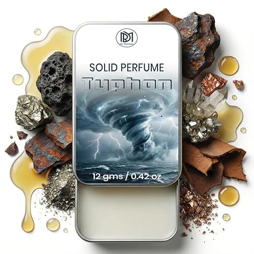 Image of Dr.Mashur Solid Perfume Typhon | English Oakmos | Alcohol Free Wax Perfume Balm, Long Lasting Pocket Fragrance Tin 12g, Non Greasy Smooth Glide, Travel Friendly Unisex | Travel Carry | Men & Women