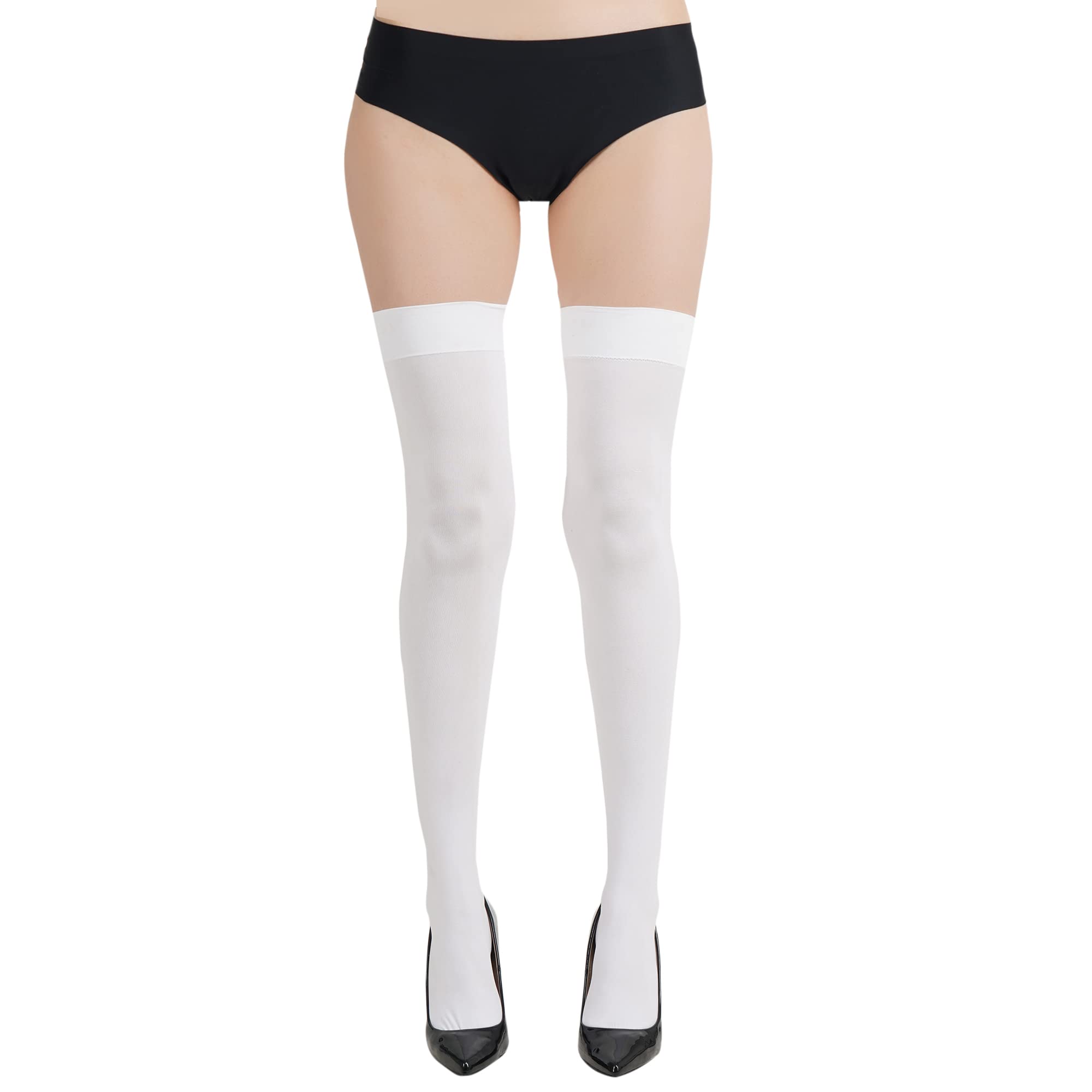 N2S NEXT2SKINWomen's Thigh High Opaque Stockings (Assorted) Free Size