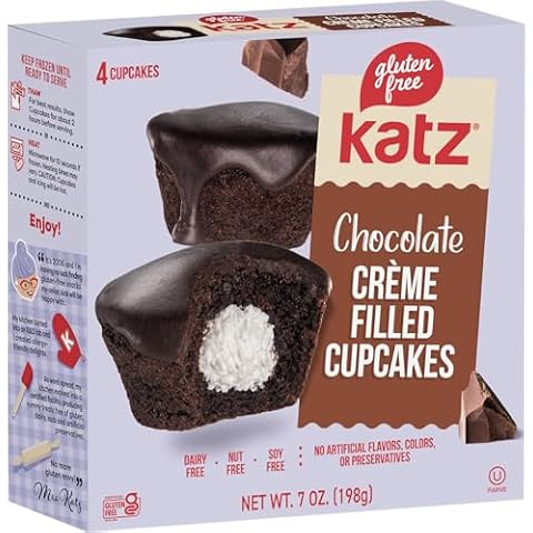 Katz Gluten Free Chocolate Crème Filled Cupcakes Cover