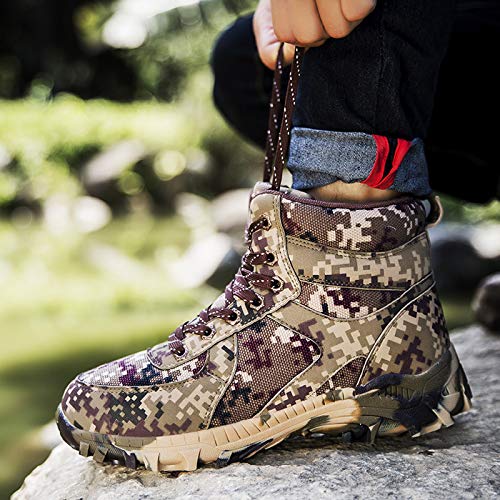 Winter Camouflage Men Boots Warm Cotton Shoes Winter Fur Snow Boots Outdoor Casual Boot Sneakers3
