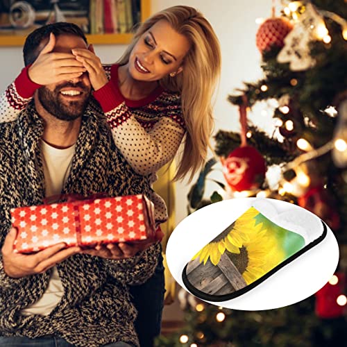 visesunny Slippers for Women Mens Winter Warm Memory Foam Cotton Home Slippers Women's House Slippers Bedroom Slippers Cozy Indoor Outdoor Shoes Unisex2