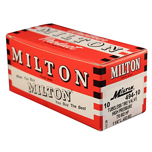 Image of Milton 494-10 2 inch High Pressure Tubeless Tire Valve - Box of 10