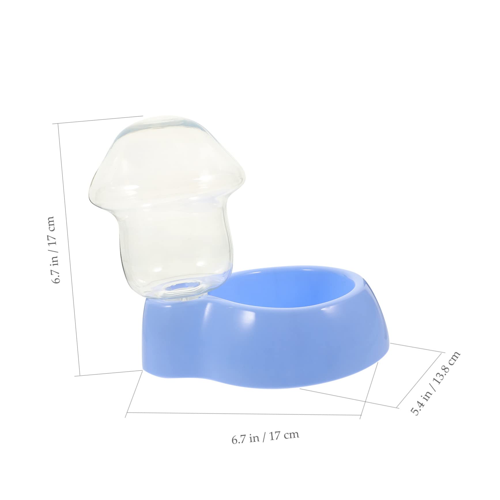 COLLBATH 3sätze Automatischer Transparenter Wasserspender Für Haustiere Kunststoff Trinknapf Für Hunde Und Katzen Einfach Zu Reinigen Für Und Unterwegs