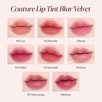 Vista 6 de Espoir Couture Lip Tint Blur Velvet #3 Peony 0.19 onzas Lápiz labial líquido de color borroso natural Tinte labial de fijación a prueba