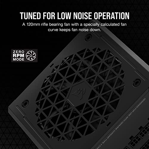 Image of Corsair RM1000e (2023) Fully Modular Low-Noise Power Supply - ATX 3.1 & PCIe 5.1 Compliant - 105C-Rated Capacitors - 80 Plus Gold Efficiency - Modern Standby Support - Black