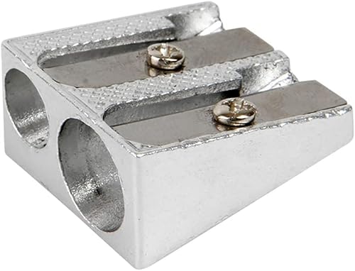 Pencil Sharpener, Silver, One Size Nice and Clever