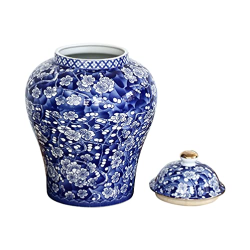 Angoily Floral Print Ceramic Tea and Grain Storage Jar #TOP24