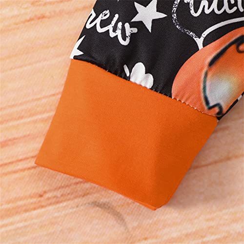 Roupas de outono para meninas grandes, crianças, meninos, meninas, roupas, estampas de Halloween, ma