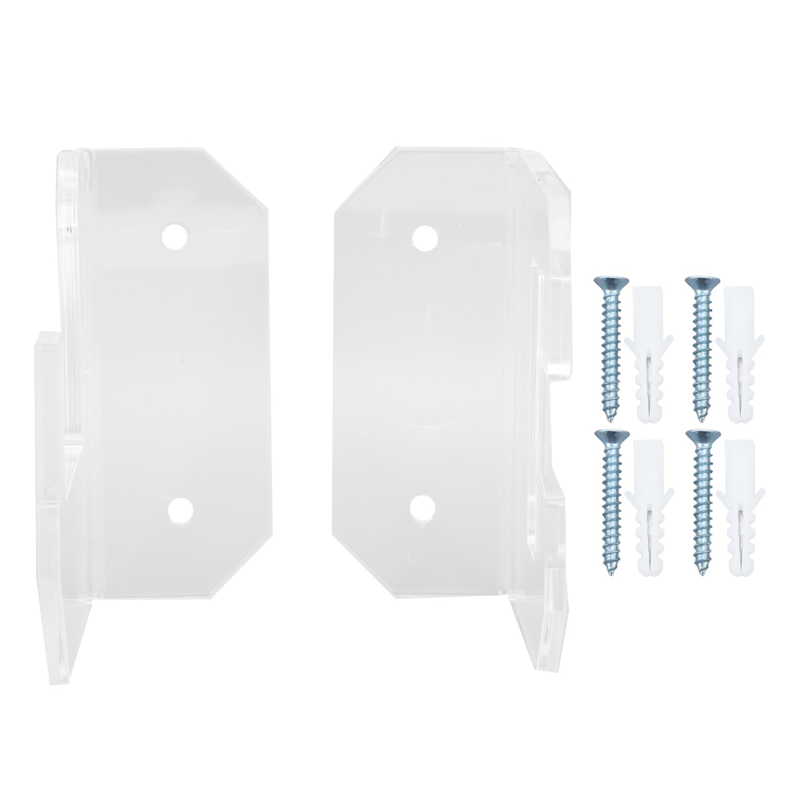 Tissting 2 Soportes para Espadas de Acrílico Horizontal para Montaje en Pared Samurái Tanto Rapier