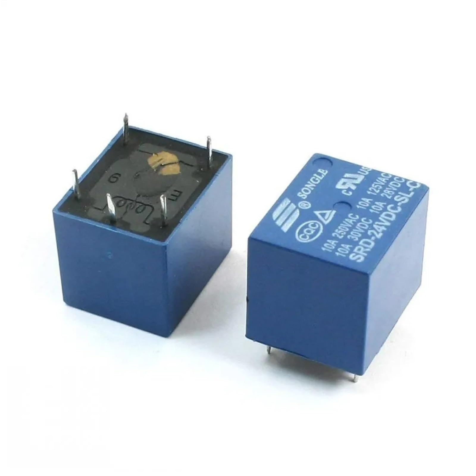 Relais 24VDC SRD-24VDC-SL-C commutateur PCB T73 10A 250VAC pour circuit